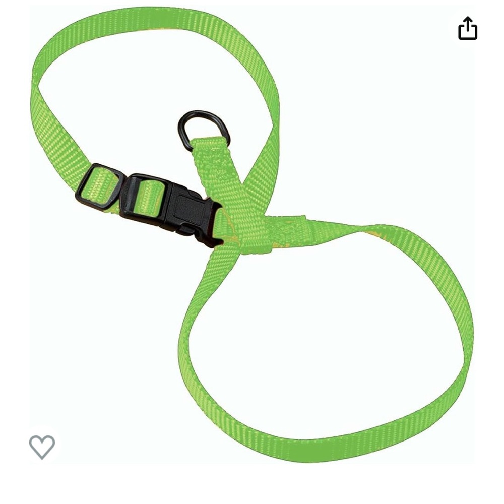Hamilton Chea MDLI 3/8-Inch Adjustable Figure 8 Pup-Cat Harness,SMALL,Lime Green